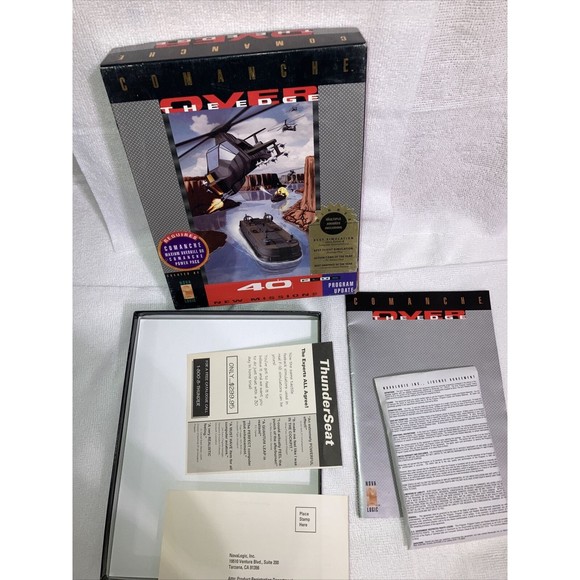Comanche: Over the Edge IBM floppy disk Maximum Overkill 40 add-on missions - Picture 2 of 16